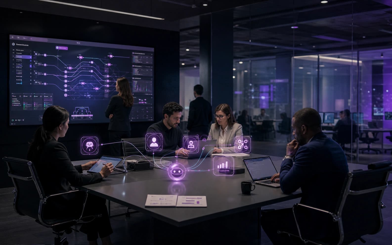 Business operations transformed by AI